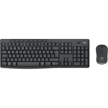 Binbir Göz Bilgisayar Logıtech MK370 Türkçe Kablosuz Kurumsal Siyah 920-012074 Q Klavye+Mouse