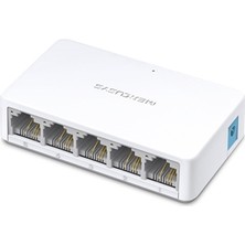 Binbir Göz Bilgisayar Tp-Lınk Mercusys MS105 5 Port 10/100 Yonetılemez Desktop Swıtch Plastik Kasa