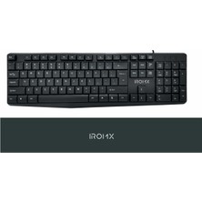 Binbir Göz Bilgisayar Iromx SK10X Tr Kablolu Standart Siyah Q Klavye