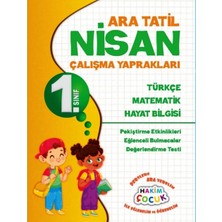 1. Sınıf Ara Tatil Çalışma Yaprakları (Nisan)