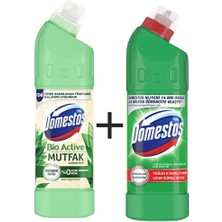 Domestos Bio Active 750 ml + Domestos Çamaşır Suyu 750 ml (1+1) 2 Adet SET.UNİ.3452