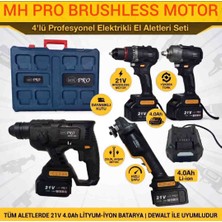Komson Mhpro 4 Lü Set Bataryalar Dewalt ile Uyumludur