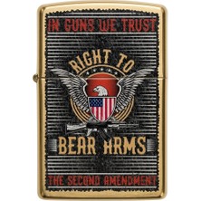 Zippo In Guns We Trust Dizayn Çakmak