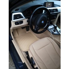 paspasgarajı Paspasgaraji Bmw 3 Serisi F30 Bej 3D Havuzlu Paspas 2012-2018 Ara