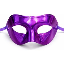 Üreticiniz Ashwork Metalize Parlak Parti Maskesi Mor Renk 16X7 cm 587455