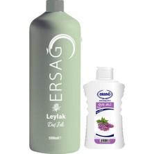 Ersağ Leylak Duş Jeli 1000 ml Tüm Cilt Tipleri İçin Alkol İçermeyen Nazik Temizlik