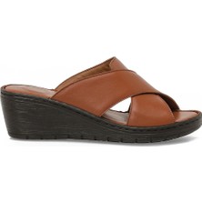 Polaris 5 Nokta 105811.Z6FX Taba Kadın Terlik