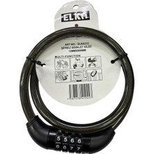 LTG Nova Elka 312 Şifreli Bisiklet Kilidi 80 cm