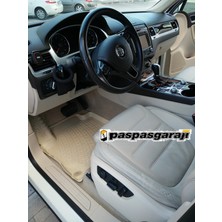 paspasgarajı Paspasgaraji Vw Touareg Bej 3D Havuzlu Paspas 2015-2018 Arası