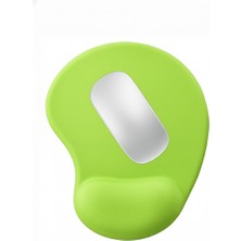 Boldy Bilek Destekli Mouse Pad - Kesik Kaymaz Mouse Ped - Fare Pedi - Kesik Oval Mouse Pedi - Oval Kesik Mousepad
