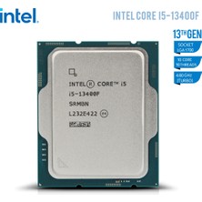 Binbir Göz Bilgisayar Intel Raptor Lake I5-13400F 2.50GHZ 20MB 1700P Tray Işlemci