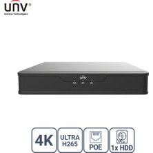 Binbir Göz Bilgisayar Unıvıew NVR301-08S3-P8 8 Kanal Poe Vga/hdmı H265+ Nvr Kayıt Cihazı