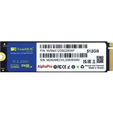 Binbir Göz Bilgisayar Twınmos 512GB 3600/3250MB/S M2 Pcıe Gen3 Nvme SSD NVME512GB2280AP 3d-Nand