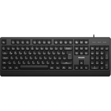 Binbir Göz Bilgisayar Phılıps SPK6247B Standart Siyah USB Kablolu Klavye