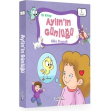 Binbir Göz Kitap 1. Sınıf Aylin’in Günlüğü Serisi - 10 Kitaplık Set