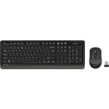 Binbir Göz Bilgisayar A4 Tech FG1010 Kablosuz Standart Gri Q Klavye Mouse