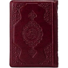 Binbir Göz Kitap Hafız Boy Kur'an-I Kerim (Bordo, Kılıflı, Mühürlü, 2 Renk)