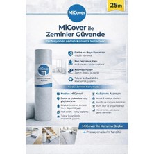 MiCover Profesyonel Zemin Koruma Örtüsü – 25 M²