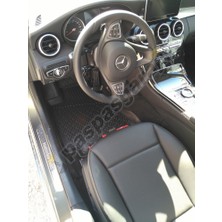 paspasgarajı Paspasgaraji Mercedes C Serisi W205 Siyah 3D Havuzlu Paspas, 2014