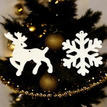 Genel 2 Adet Yılbaşı Çam Ağacı Süsü - Merry Christmas Dekor Noel