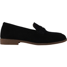 Hobby Süet Hakiki Deri Penny Loafer Kadın Babet | MB262150S
