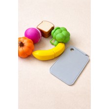 Mibe.co Kesilebilir Cırtlı Meyve Sebze Eğitici Oyuncak 12 parça Ekonomik Kutu Mutfak Oyuncağı