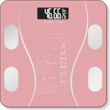 Marsilyan Pembe Renk Bluetooth Özellikli Akıllı Tartı