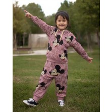 Almira Anne Bebek Bebek Kız Takımı Kapşonlu Sweat Set 9-24 Ay Rahat Günlük Giyim