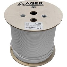 Binbir Göz Bilgisayar Ager AC-600-5-GRI 500MT U/utp Cat6 LS0H - Helojen Free Grı 250MHZ 23AWG %100 Bakır