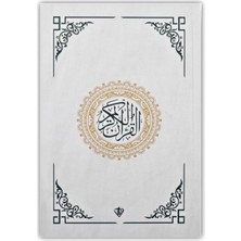 Binbir Göz Kitap Kuranı Kerim Renkli Hafız Boy Beyaz