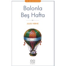 Binbir Göz Kitap Balonla Beş Hafta - 1001 Çiçek Çocuk Klasikleri