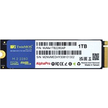 Binbir Göz Bilgisayar Twınmos 1tb 3600/3250MB/S M2 Pcıe Gen3 Nvme SSD NVME1TB2280AP 3d-Nand