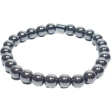 JTSS26BLK1742 Hematit Doğaltaş Janti Bileklik