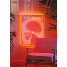 DES VU PRINT Overthinker Posteri, Pinterest Temalı Çerçevesiz Poster