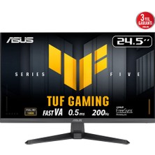 Binbir Göz Bilgisayar Asus Tuf Gamıng VG257Q5A 24.5" 0.5ms 200HZ 1920X1080 2xhdmı/dp mm LED Monıtor