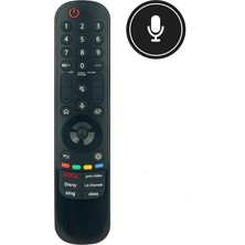 Lg ile Uyumlu Model OLED83C14LA Mikrofonlu Smart Tv Kumanda