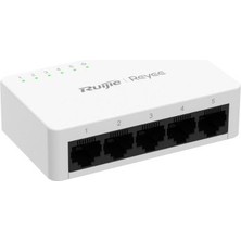 Binbir Göz Bilgisayar Ruıjıe Reyee RG-ES05F 5 Port 10/100 Yonetılemez Desktop Swıtch Plastik Kasa