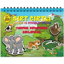 Binbir Göz Kitap Yağmur Ormanında Saklambaç - Cırt Cırtlı Hikaye ve Aktivite Kitap Serisi