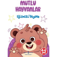 Binbir Göz Kitap Mutlu Hayvanlar - Eğlenceli Boyama