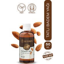 Tatlı Badem Yağı %100 Saf ve Doğal Soğuk Sıkım Kaş & Kirpik Bakımı,e Vitamini Saç Dökülmesi Önleyici