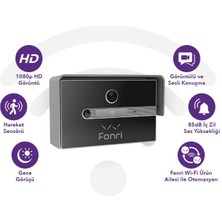 Binbir Göz Bilgisayar Fonri WF3-EL3-0502-02 Wıfı Kablosuz Akıllı Kapı Zili