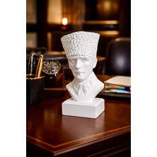 Genel 20 cm Atatürk Büstü Heykeli - Dekoratif Biblo - Büyük Boy Mustafa Kemal Atatürk Heykeli