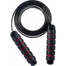 Gökyüzü Işığı Etkili Kardiyo ve Antreman Için Hafızalı Köpük Saplı 3 mt Çelik Halatlı Atlama Ipi