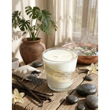 Dekoratif El Yapımı Vanilya ve Tarçın Kokulu Mum