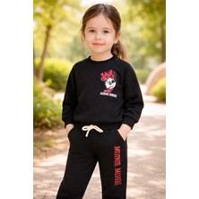 Almira Anne Bebek Kız Çocuk Mickey Mouse Baskılı Eşofman Takımı