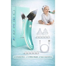 Babyforce BR-8820 - 0-12 Yaş Şarjlı Bebek Burun Aspiratörü – 5 Kademe Güçlü Vakum
