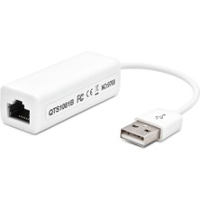Skygo USB 2.0 Ethernet Adaptör 10/100 Mbps - Beyaz HDX5277
