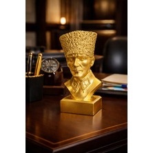 Genel 20 cm Atatürk Büstü Heykeli - Dekoratif Biblo - Büyük Boy Mustafa Kemal Atatürk Heykeli