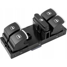 VOLKSWAGEN TOURAN ÖN SOL DÖRTLÜ CAM DÜĞMESİ KROM 2006-2007-2008 5K4959857
