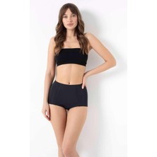 Pileli Store Mikro Kumaş Lazer Kesim Paça Külot Korse